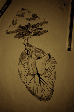 New drawing ,  hearts #inked # ink #draw #drawing #tats #tattoo #IKTV #french #follow #me 