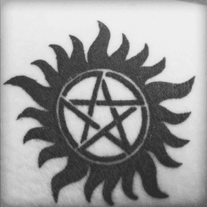 Anti-possesion tattoo as a Supernatural fan. 