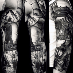 I really love this old london tattoos!#mydreamtattoo #dreamtattoo #london #blackandgrey 