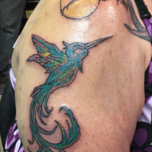 Tattoo on customer at Perilous Ink