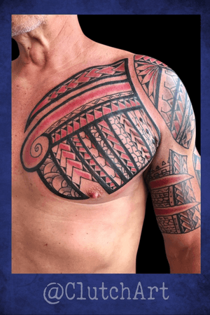 Contemporary Polynesian Tattoo by Clutch