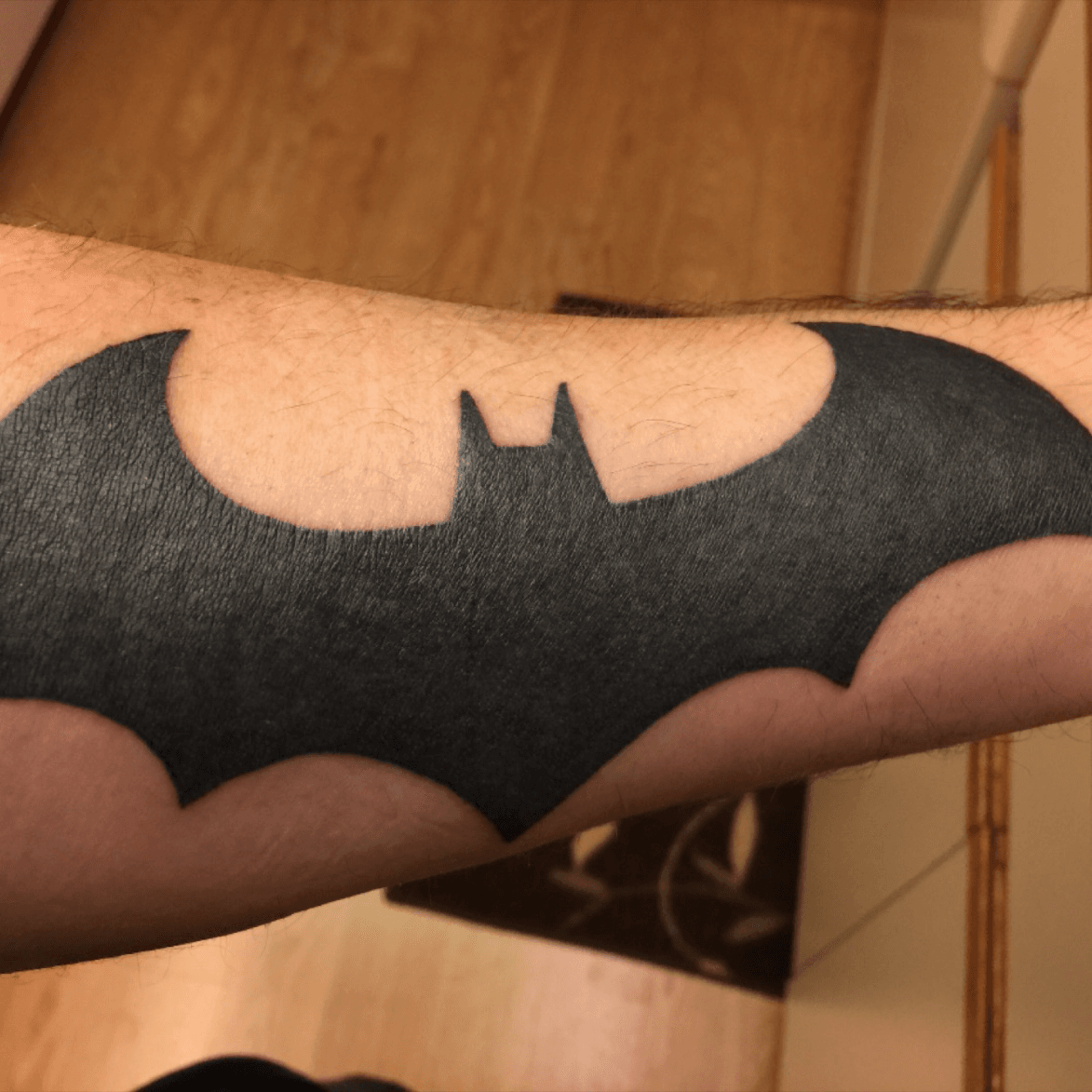 Fredo on X Batman logo tattoo almost done selftattooing patterns  art I started this one 8 years ago finally finishing it  httpstcoKMa9RmkXiN  X