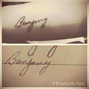 #memorialtattoos #signature 