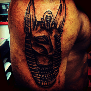 #Anubis #GuideToTheAfterLife #Memphis by Sloan @ the Tattoo Spot
