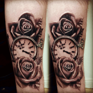 Forearm tattoo on a customer for his child :) 