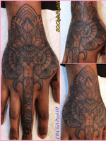 #purple_Inkxx #tattooartist #tattoist #elephant #mandala #blackandgrey 
