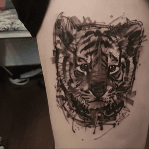 #Markered style #Tiger cub by Ael Lim