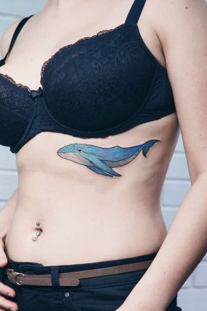 #minimalism #tinytattoo #tiny #smalltattoo #littletattoo #whale #whaletattoo #BlueWhale 