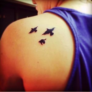 #birds #small #shoulderbladetattoo 