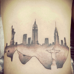 All my love of my favorite cities: NYC and Rio de Janeiro
