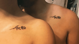 Our matching rose tattoos
