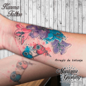 Tattoo fix up, parrots and flowers, arreglo de tatuaje de periquitos #mexico #tattoo #cdmx #tattooartist #madeinmexico #art #karmatattoomx #marianagroning #tatuajes #mexico #mexicocity #tatuajesenmexico #tatuajesendf #tattoo #tattoos #ink #inked #watercolor #watercolortattoo #watercolorartist #watercolorart #acuarela #tatuajesacuarela #acuarelatattoo #colorink #lovetattoos #fix #fixup #arreglo 