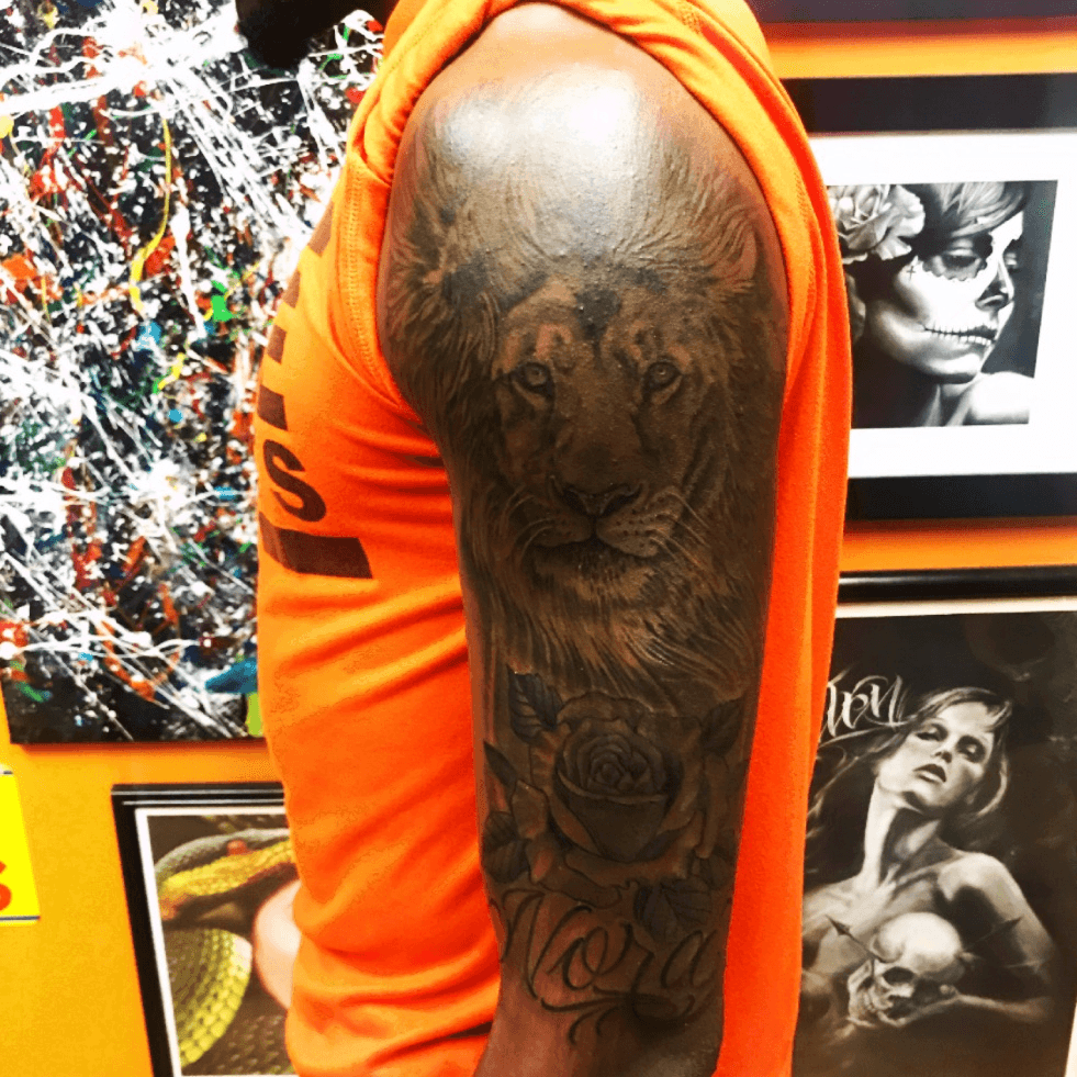 Tattoo uploaded by Christian Reyes • Polynesian half calf piece • Tattoodo