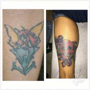 Cover up on customer at Perilous Ink. 