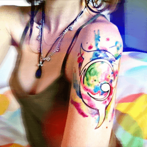 Thanks to Caro, Hippolyte Vespera tattoo! #aquarela #peace #Hippie 