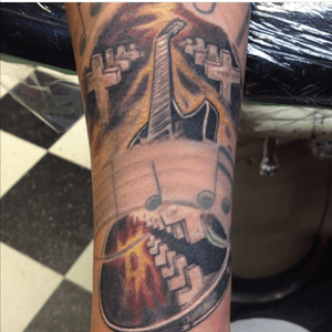 My tribute to #masterofpuppets album.  Completed my sleeve. Total of about 12.5 hrs 