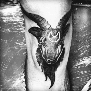 #black #goat #moon #evil #demon #satan 