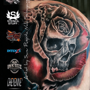 #tattoo#tattooartist#tattoos#tattooart#Tattoodo#colorrealism#colortattoo#professionaltattooartist#skulladdict 