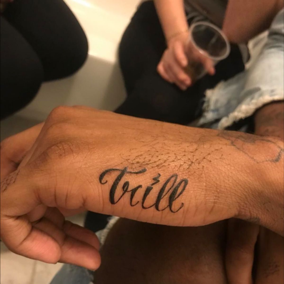 Tattoo uploaded by Josh Whittaker • Trill tattoo trill lettering