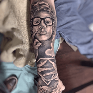 Still on progress full sleeve #artist#tattoo#tattoos#tattooed#tattooart#tattooflash#blackandgray#ink#inked#tattooartist#tattooartistmagazine#gothic#theme#art#sleevetattoo#pro#photo#westernaustralia#aveley#perth#australia#sunshadowstattoo