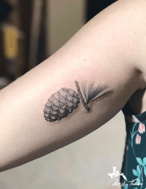 #cute little #pinecone #tattoo by Miko