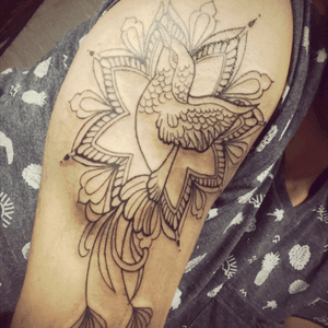#colibri #mandala_tattoo 