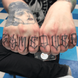 Freehand Knuckles done in Minneapolis, MN.
