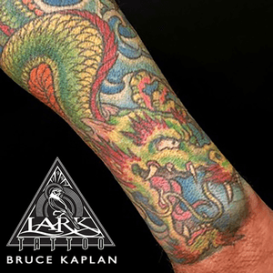 Tattoo by Lark Tattoo artist/owner Bruce Kaplan. See more of Bruce's work here: http://www.larktattoo.com/long-island-team-homepage/bruce/ . . . . . #colortattoo #colorbomb #colorbombtattoo #Japanese #Japanesetattoo #dragon #dragontattoo #Japanesedragontattoo #tattoo #tattoos #tat #tats #tatts #tatted #tattedup #tattoist #tattooed #inked #inkedup #ink #tattoooftheday #amazingink #bodyart #tattooig #tattoosofinstagram #instatats #larktattoo #larktattoos #larktattoowestbury #westbury #longisland #NY #NewYork #usa #art