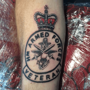 #hmarmedforces #veteran #veteranbadge #picoftheday #tattoo #tattooartist #royalnavy