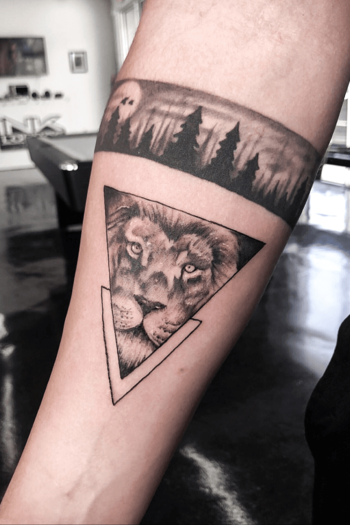 TRIPPINK Tattoos  DYNAMIC GEOMETRIC LION TATTOO By trippinktattoos     Dynamism  I am more afraid of an army of one hundred sheep led by a  lion than an army