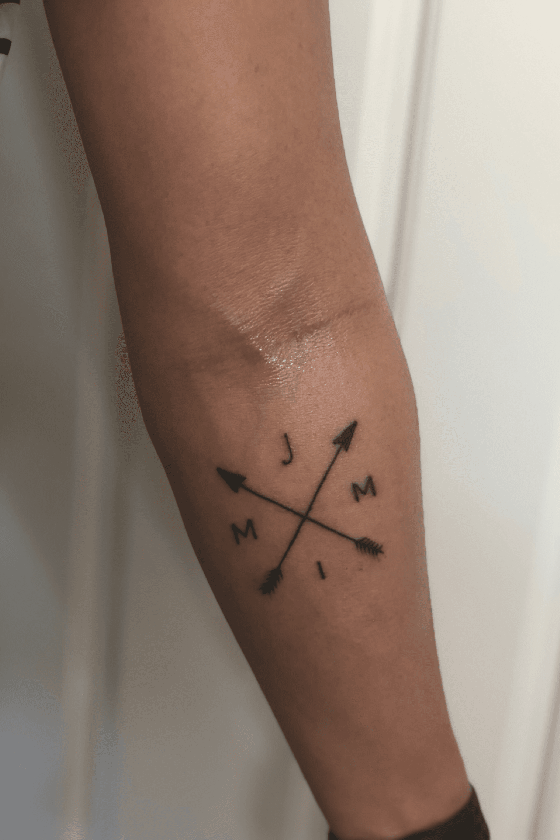 Tattoo uploaded by Jon Alvin Modesto • Compass, family, initial • Tattoodo