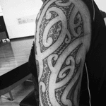 Moko sleeve #moko #maori #tamoko #sleevetattoo #tattooupperarm #upperarm 