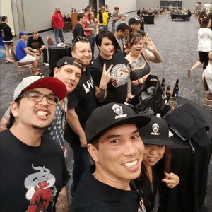Hanging at the #villianarts KC Tattoo show with the shop crew