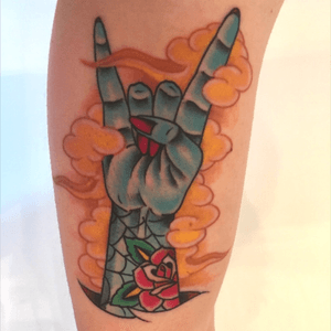 Tattooed by Damion Ross, Love Hate Social Club, Cork.