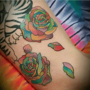 Tie dye roses by Salem 