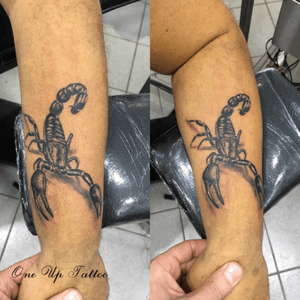 #scorpion #tattoo #oneuptattoo 