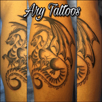 Tattoo de un dragon 🐲🐉 Ary Tattoos