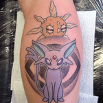 Espeon tattoo #cat #pokemon 
