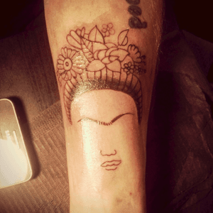Frida Khalo tattoo done! 