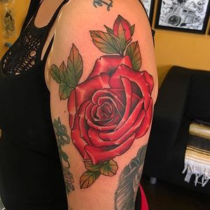 Elmeroni with the #dope #clean #solid #rosetattoo