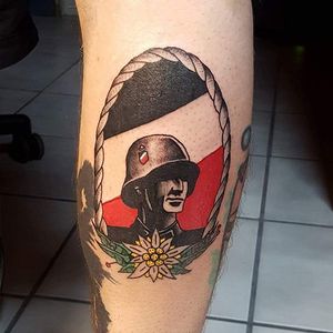 Soldier by ZEF #soldier #traditional #blackandgrey #resonancetattoo #ZEF