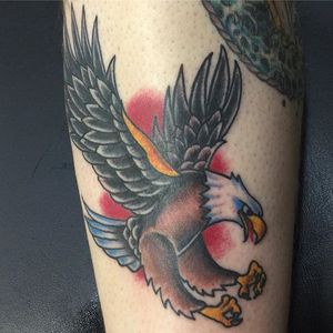 #eagle tattoo by Mick Metal #mickmetal #RevolutionTattooCompany #traditional