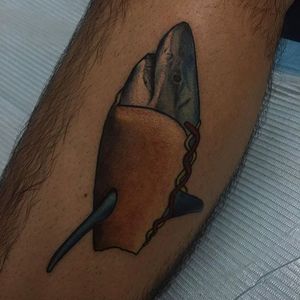 Tattoo done by resident artist Anthony Garcia. Thanks for looking! #lastangelstattoo #texastattooshop #shark