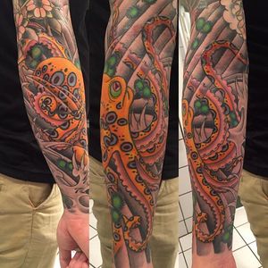 Franz jäger #franzjäger #lefixtattoonørrebro #lefixworld #copenhagen #dansktatovørlaug #sleeve #octopus