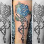 Blue rose-ary #rosary #rose #bluerose #GinaSherry #nyink