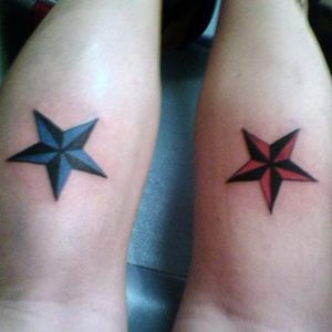 Matching stars by Jay #star #stars #Jay #tattooheaven #matchingtattoos 