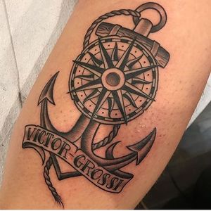 Anchor done by ar_tattoos_nyc