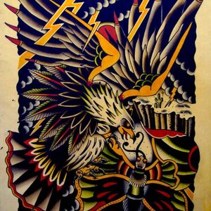 #loganmorrison #tattooart #artshare #eagle #painting