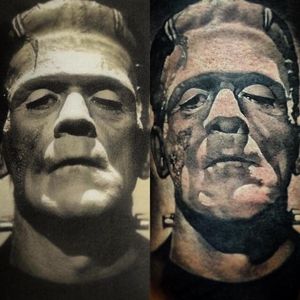 #portrait #blackandgrey #Frankenstein #ThiagoDias