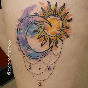 Sun and moon by stephenltattoo 